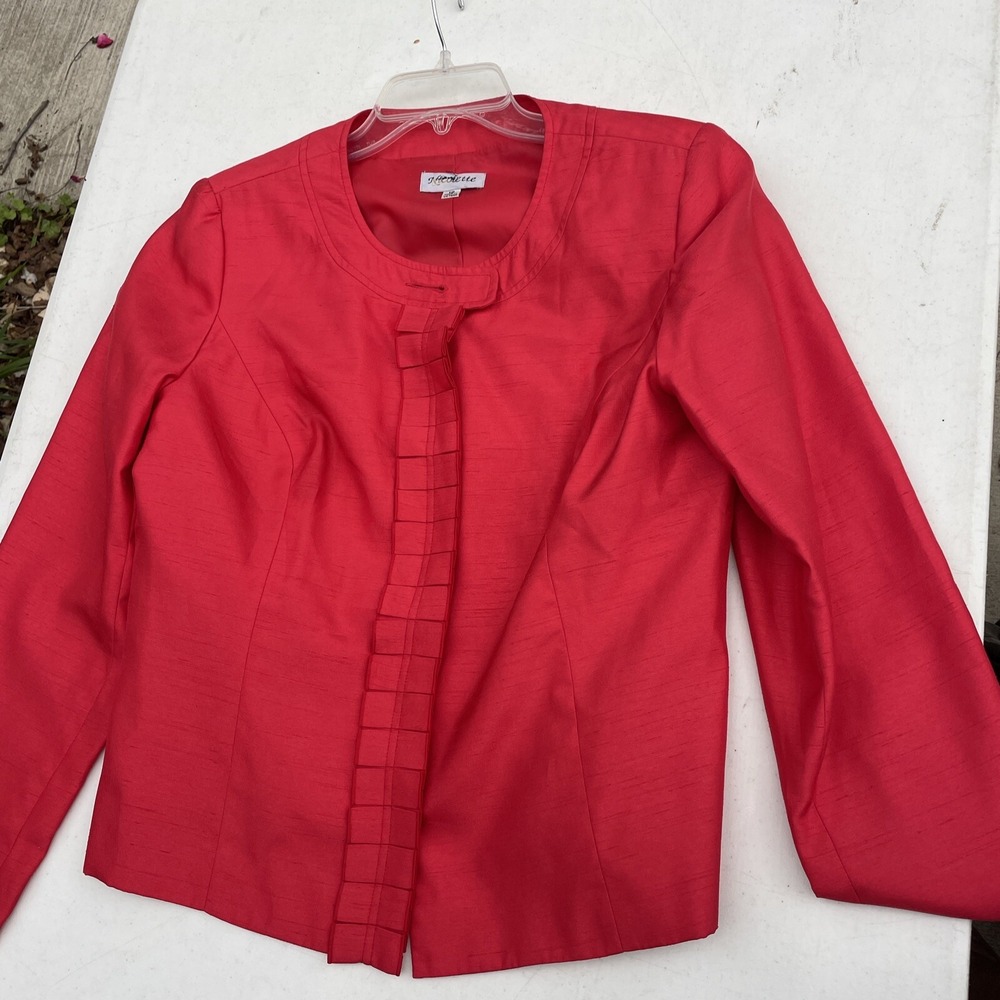 Nicolette Women's Red Fashionable Blazer Sz 12‎